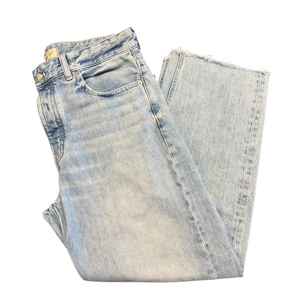 NWOT Madewell The Darted Barrel-Leg Jean, Edmonson Wash, Women's Size 28